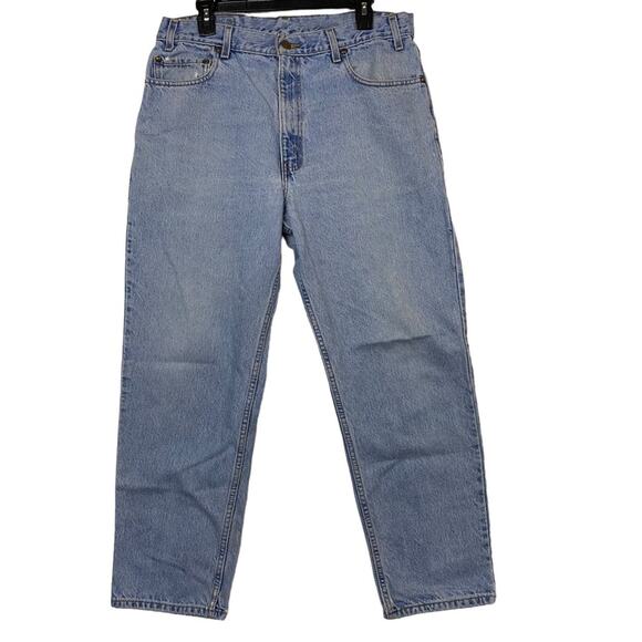 Levi's Relaxed Fit High Rise Light Blue 100% Cotton Jeans 36 *See Measurements - Picture 1 of 8